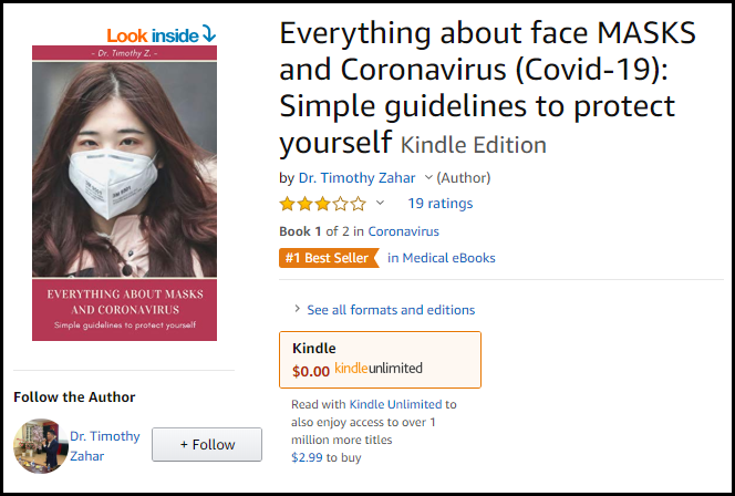 Everything about face masks and Coronavirus (Covid-19) book 