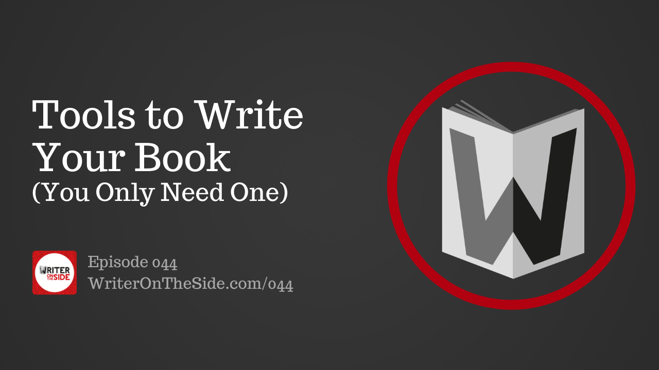 Ep. 044 Tools to Write Your Book and Quick Update - Writer on the Side