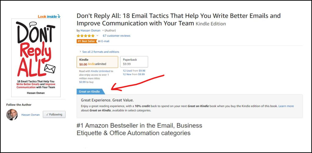 Great on Kindle "Don't Reply All "book
